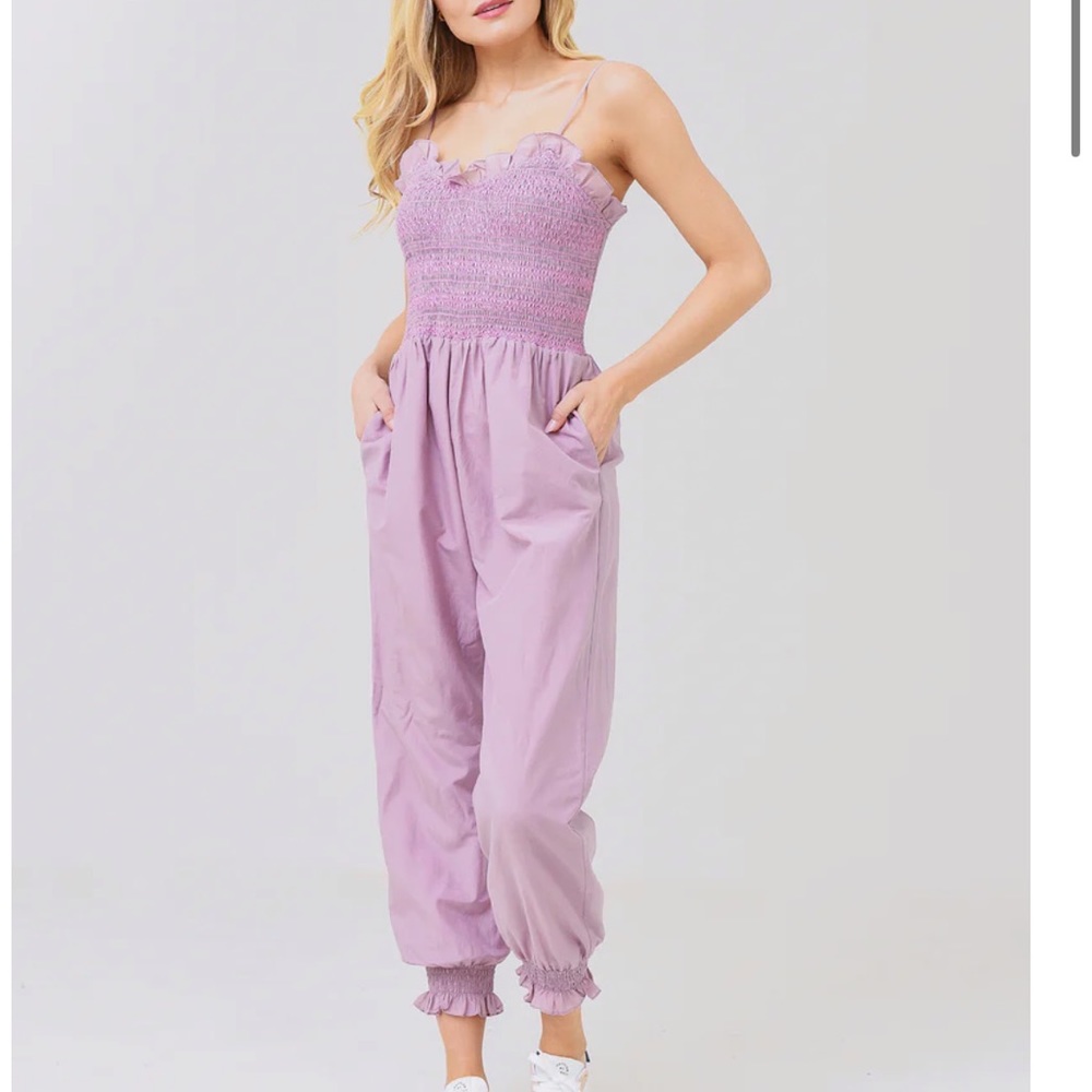 Hunter Bell Lavender Jumpsuit